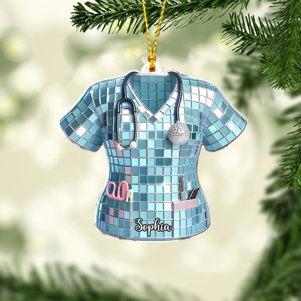 J'adore la vie d'infirmière - Ornement personnalisé pour infirmière