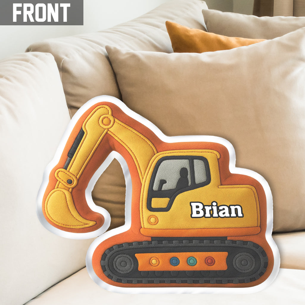 Cadeau enfant mignon en forme de voiture - Oreiller personnalisé pour enfant