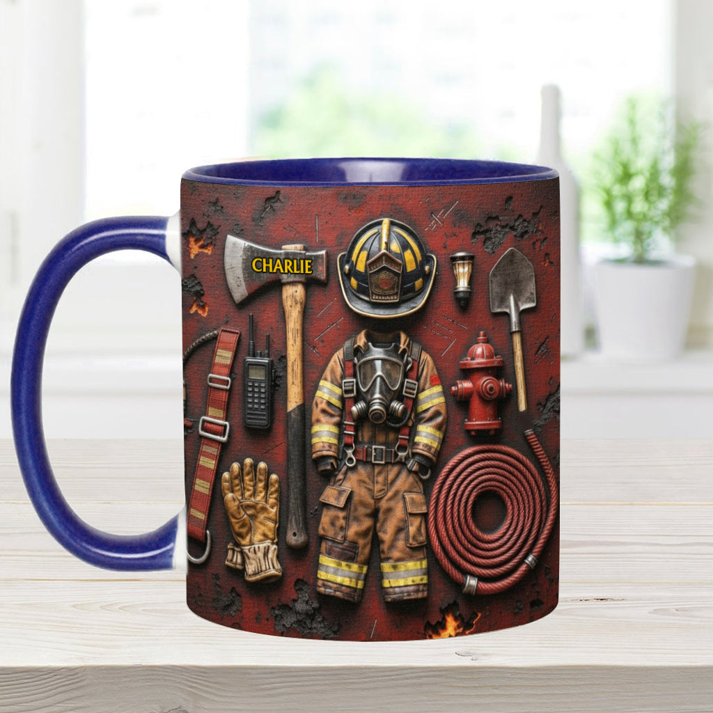 Fier pompier - Mug personnalisé à l'effigie d'un pompier