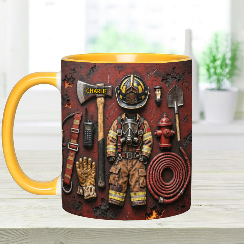 Fier pompier - Mug personnalisé à l'effigie d'un pompier