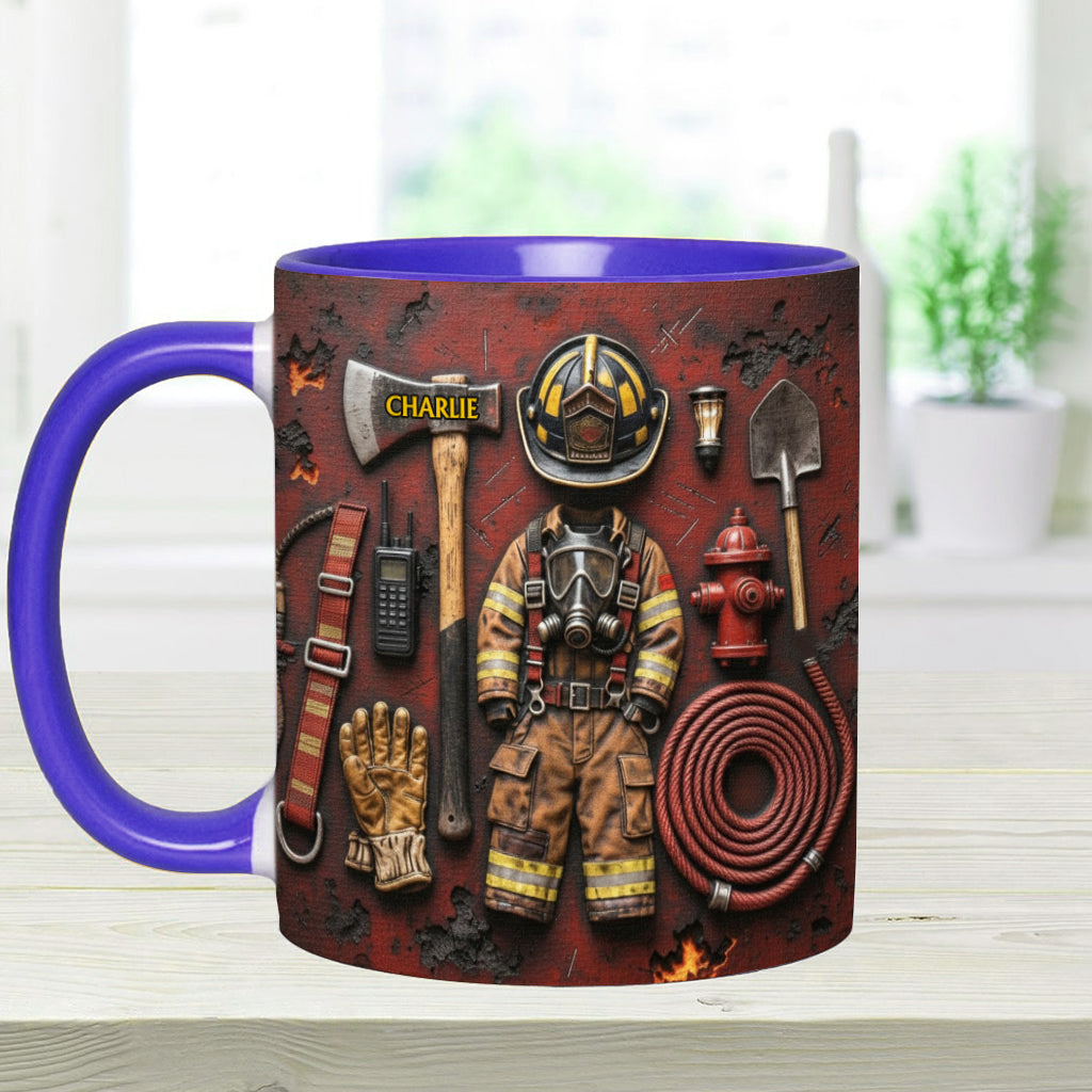 Fier pompier - Mug personnalisé à l'effigie d'un pompier