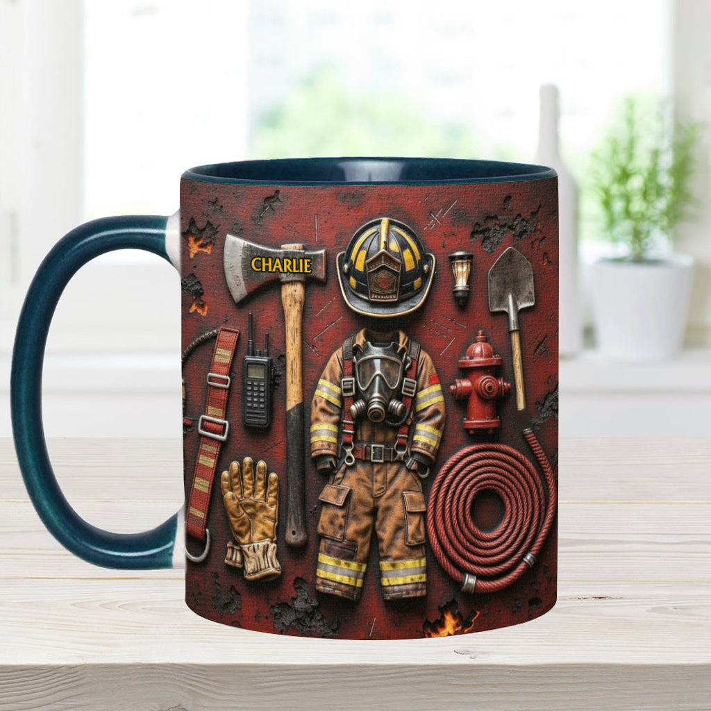 Fier pompier - Mug personnalisé à l'effigie d'un pompier