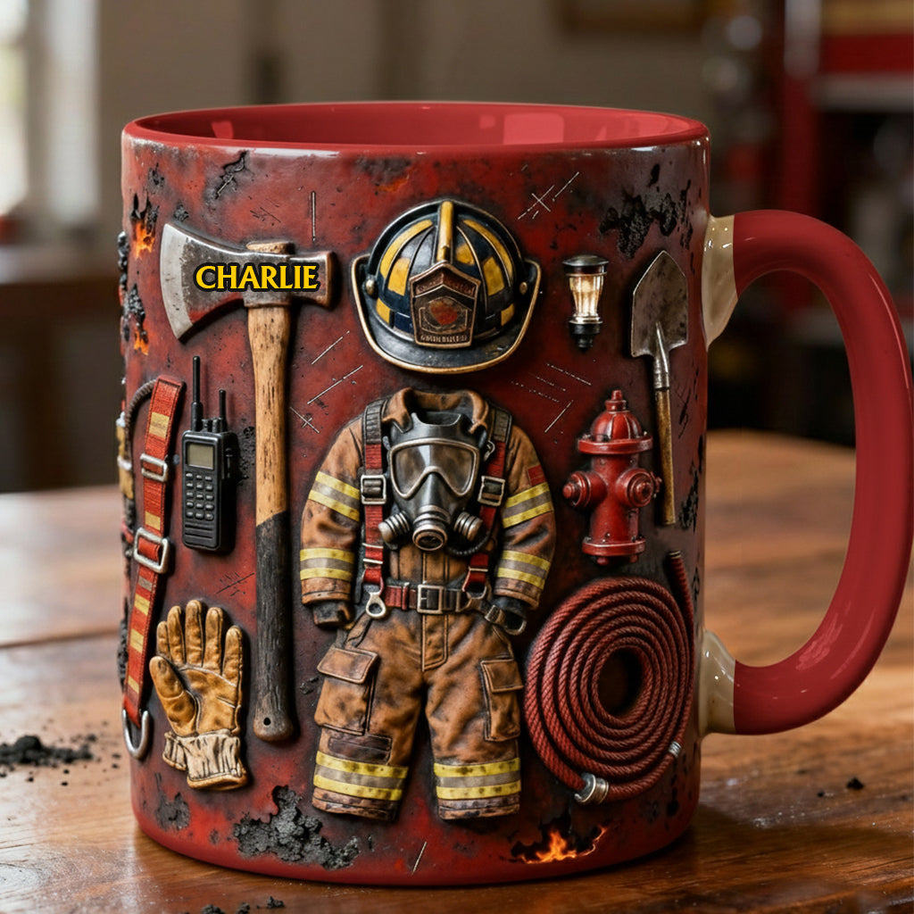 Fier pompier - Mug personnalisé à l'effigie d'un pompier