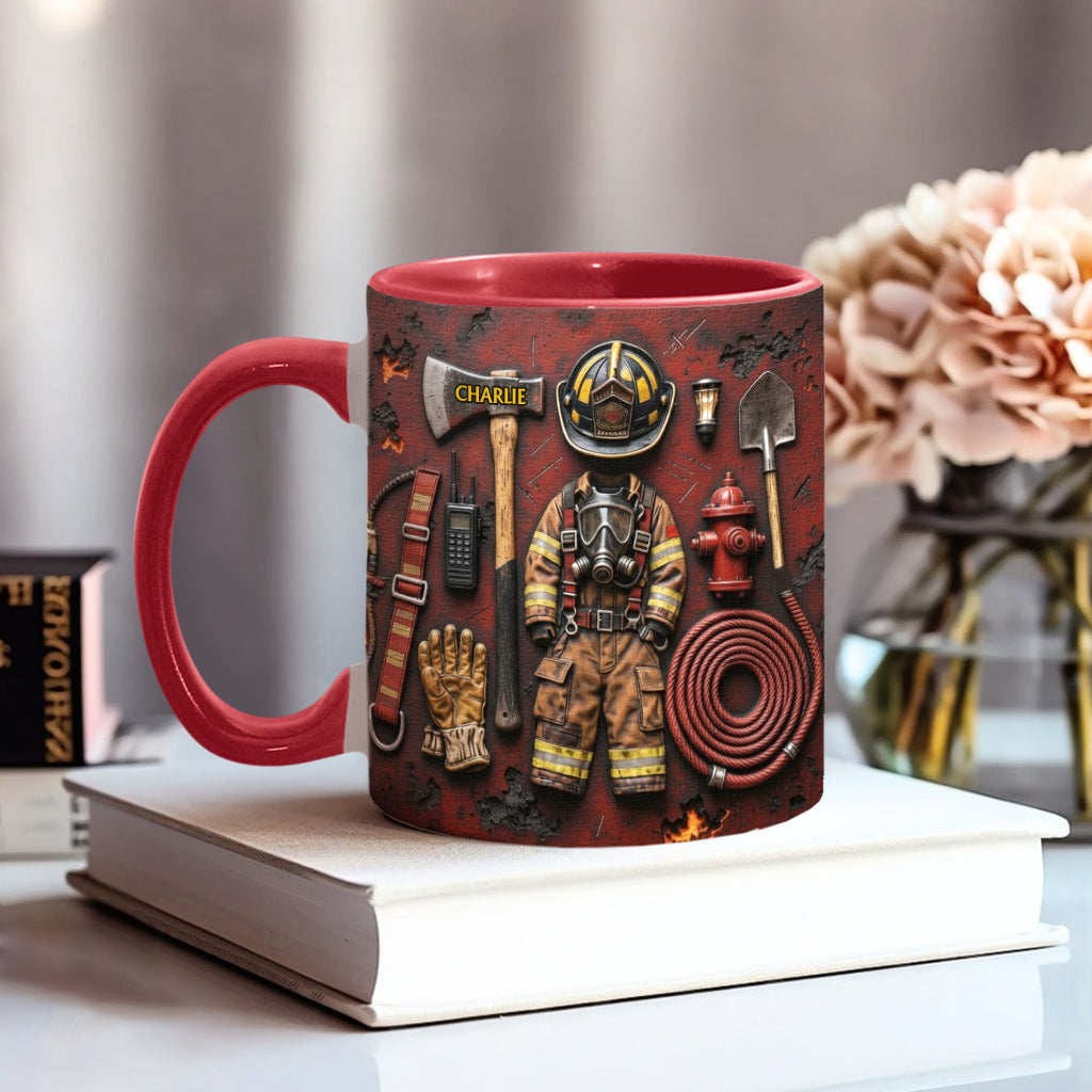 Fier pompier - Mug personnalisé à l'effigie d'un pompier