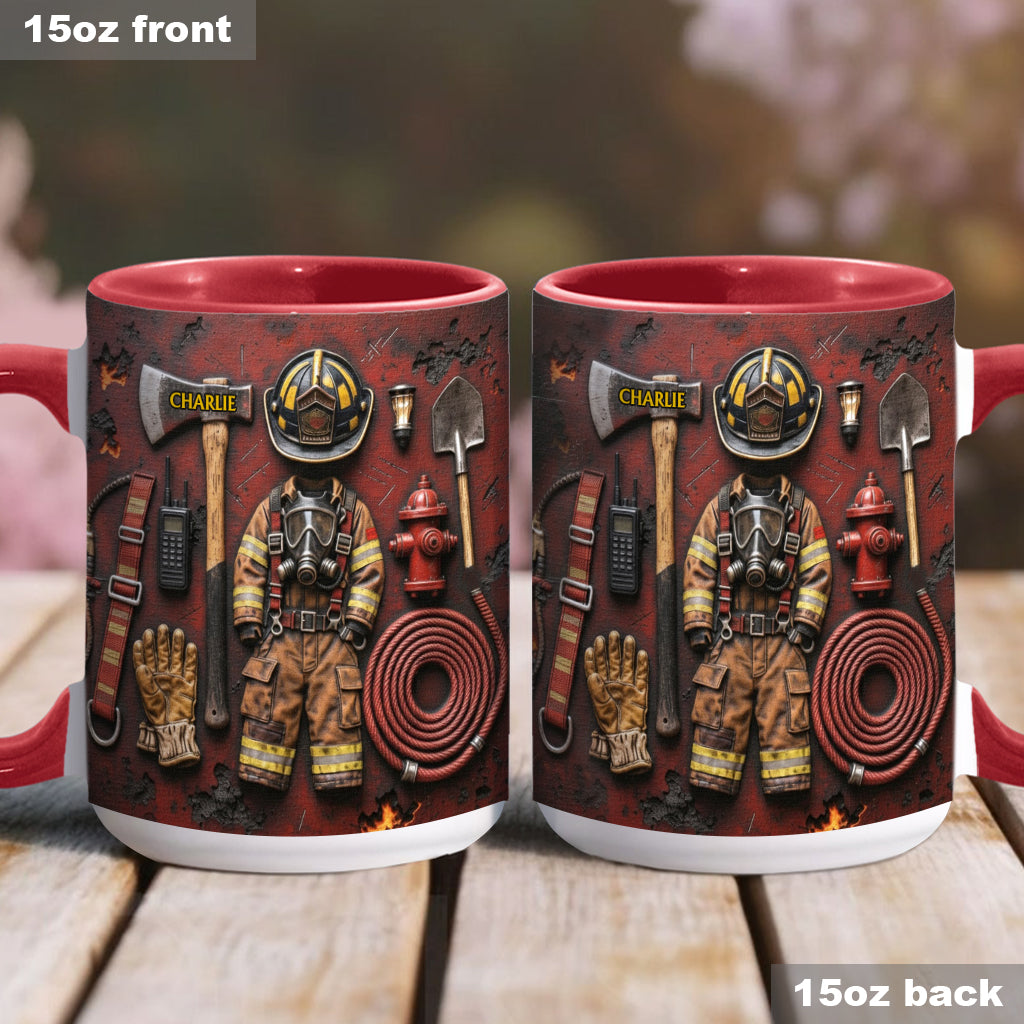 Fier pompier - Mug personnalisé à l'effigie d'un pompier