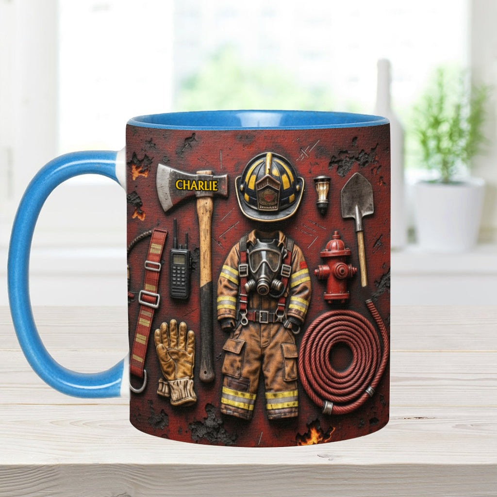 Fier pompier - Mug personnalisé à l'effigie d'un pompier