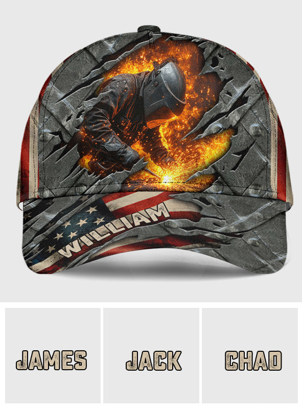 Gift For Welder Husband, Husband, Son... - Personalized Welder Classic Cap