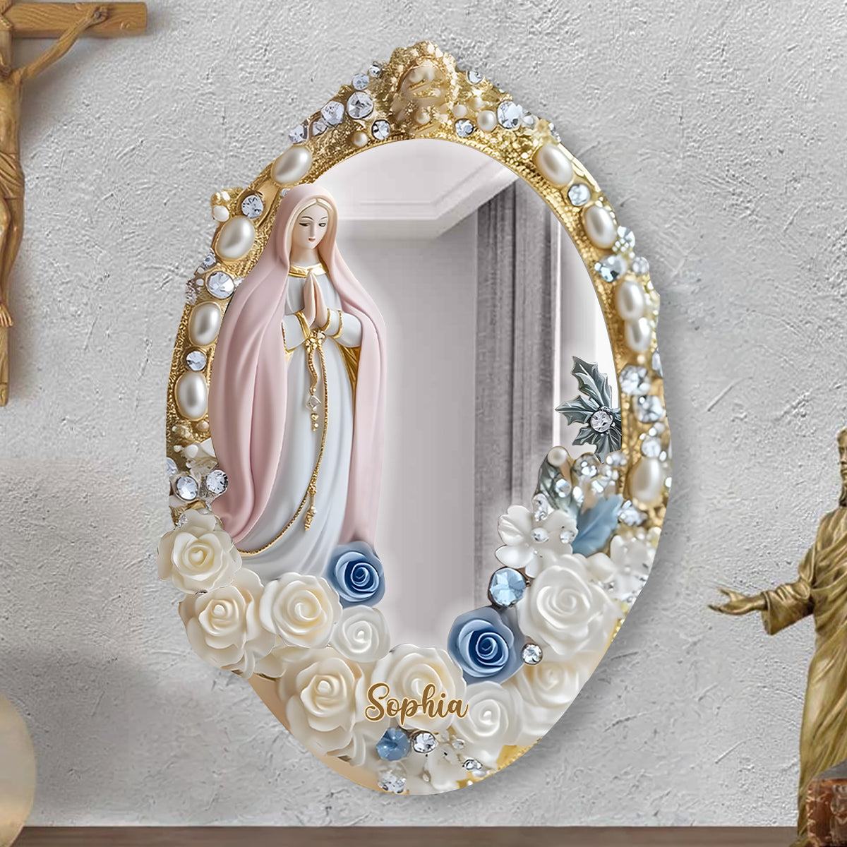 Believer - Personalized Christian Wall Hanging Mirror