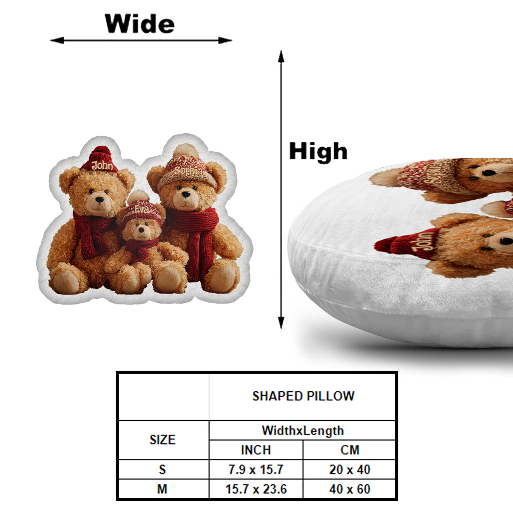 Coussin personnalisé en forme de famille « This Is Us »