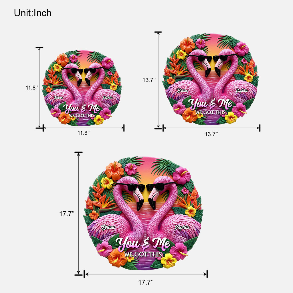 We Got This - Personalized Couple Custom Shaped Wood Sign