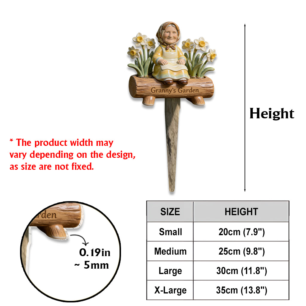 Custom Garden Gnome - Personalized Gardening Acrylic Garden Sign/ Acrylic Plaque Sign