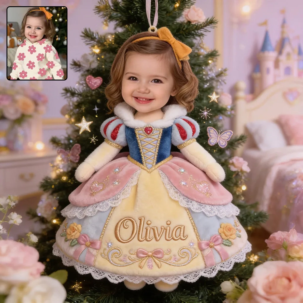 Princesse Personnalisée - Ornement en Peluche pour Enfant