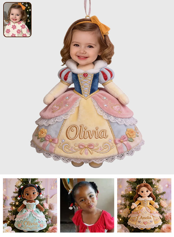Princesse Personnalisée - Ornement en Peluche pour Enfant