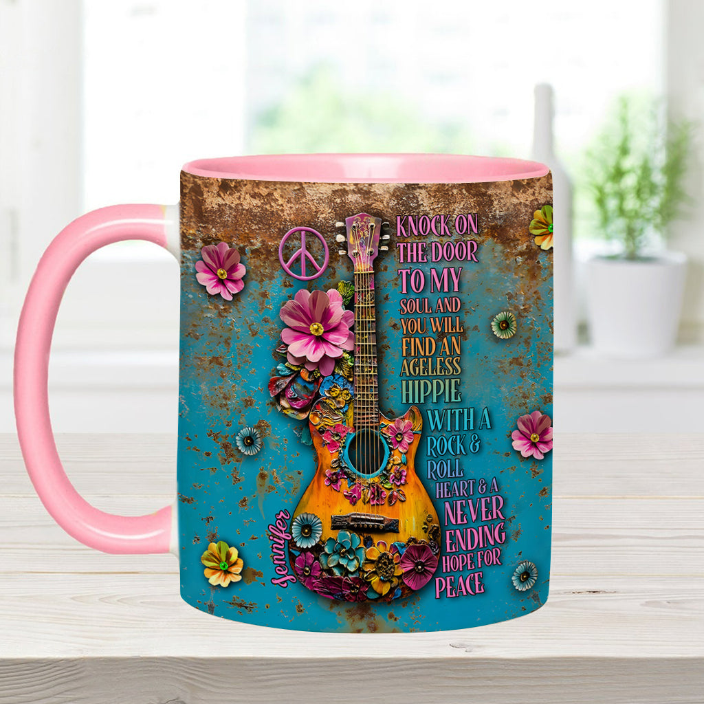 Hippie Soul - Personalized Hippie Accent Mug