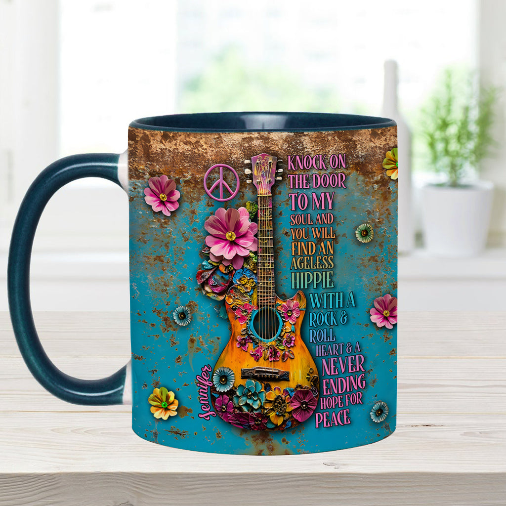 Hippie Soul - Personalized Hippie Accent Mug