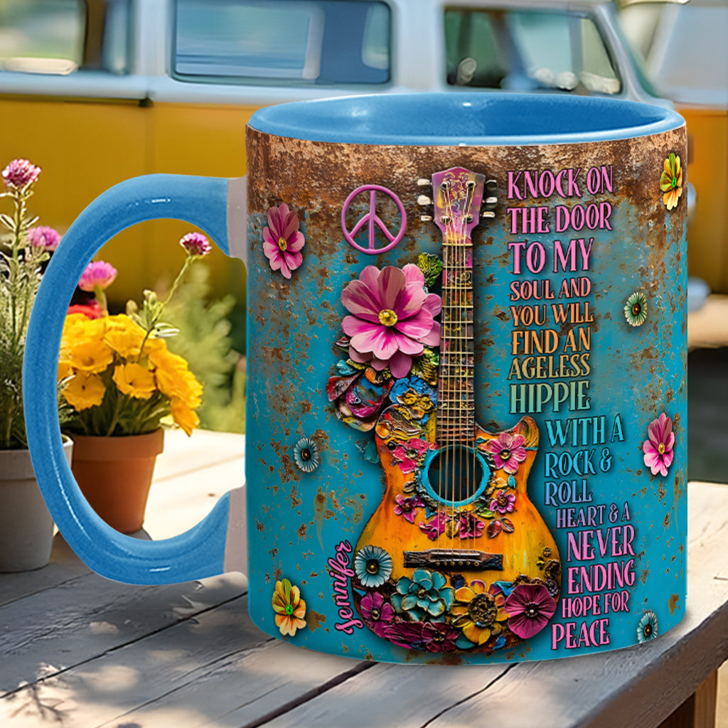 Hippie Soul - Personalized Hippie Accent Mug