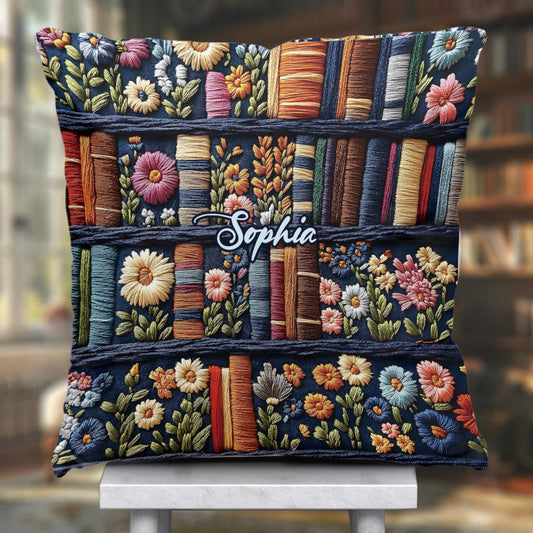Love Reading - Personalized Book Throw Pillow