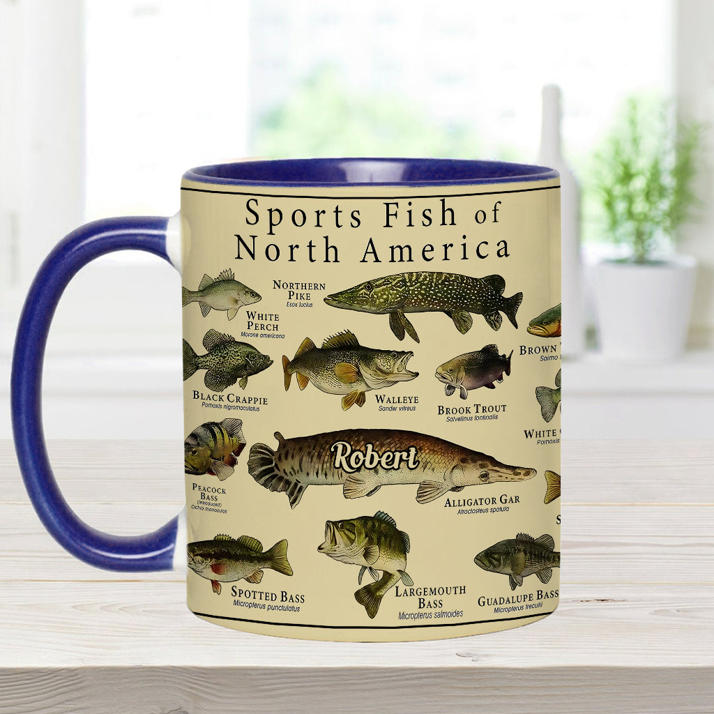 Mug personnalisé Fish Of America - Thème pêche