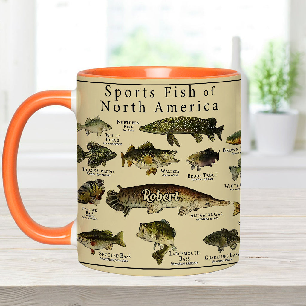 Mug personnalisé Fish Of America - Thème pêche