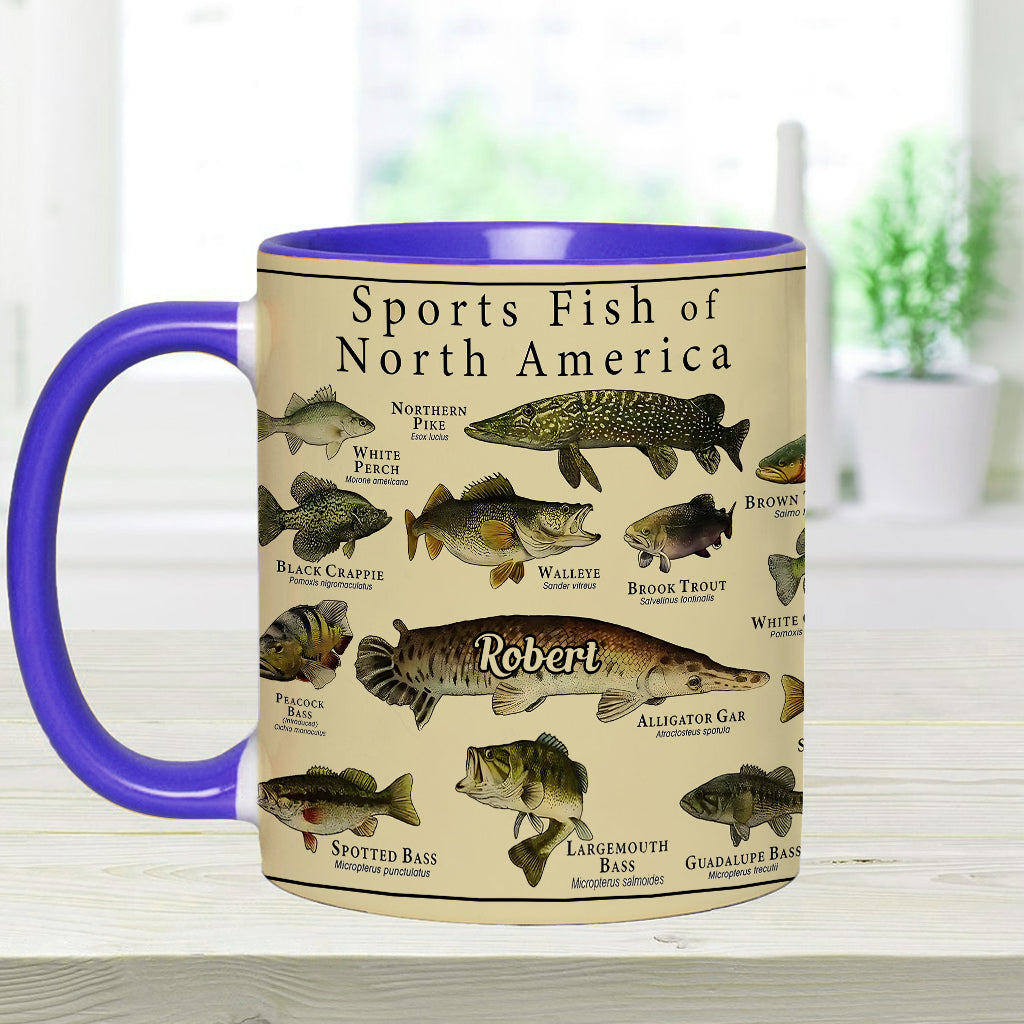 Mug personnalisé Fish Of America - Thème pêche