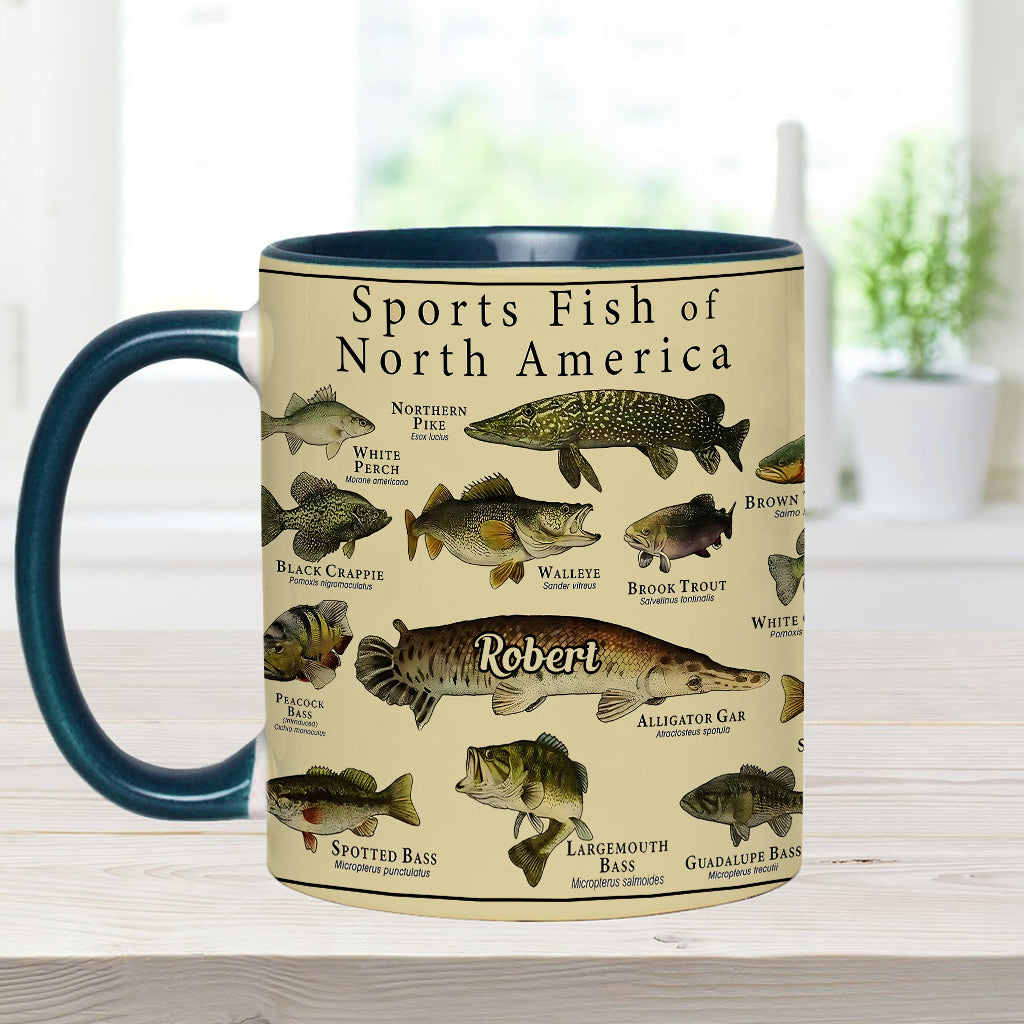 Mug personnalisé Fish Of America - Thème pêche
