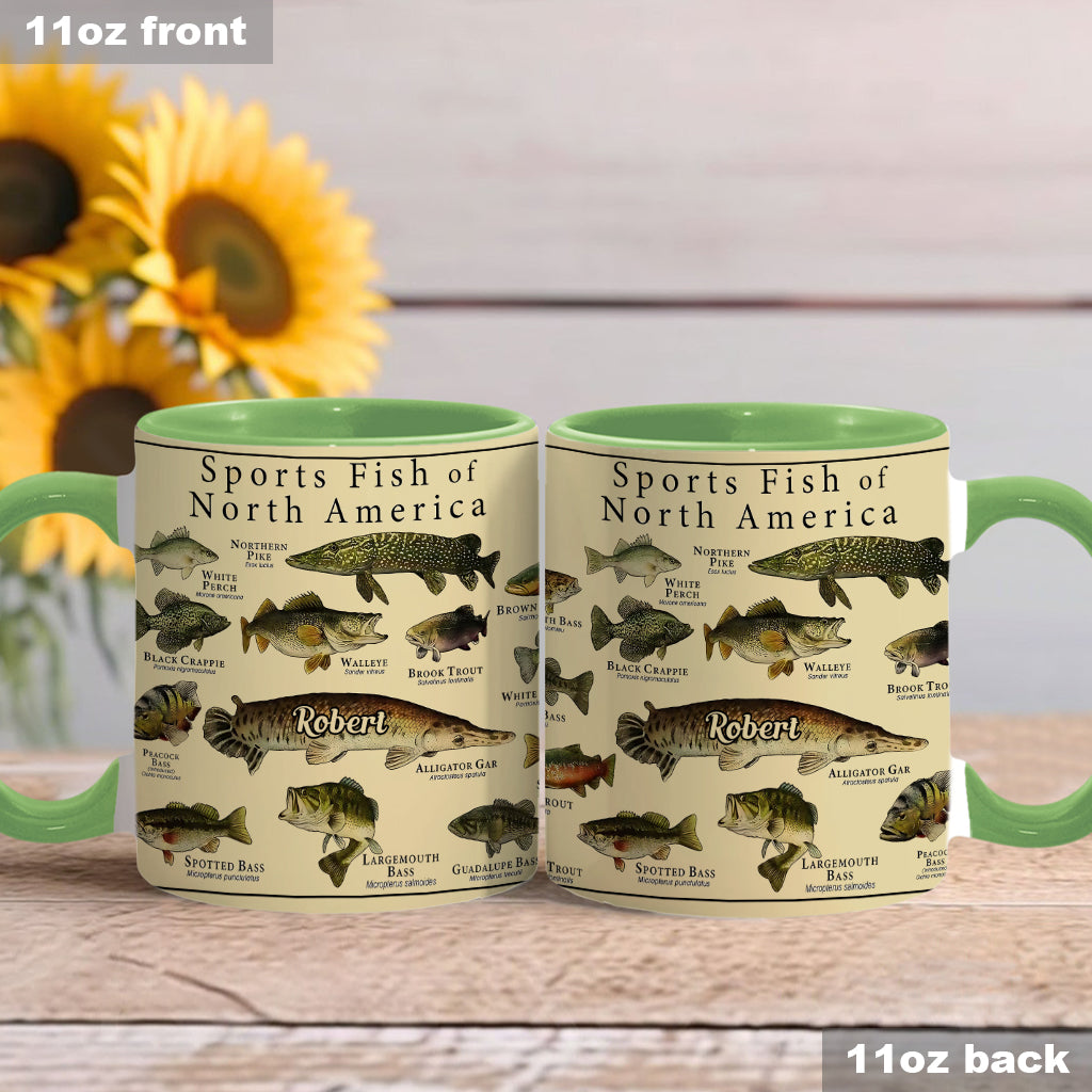 Mug personnalisé Fish Of America - Thème pêche