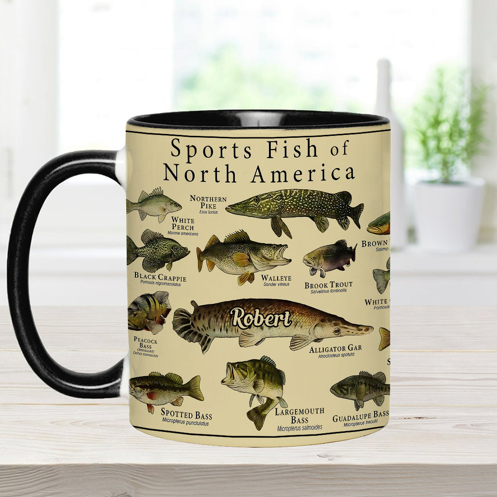 Mug personnalisé Fish Of America - Thème pêche