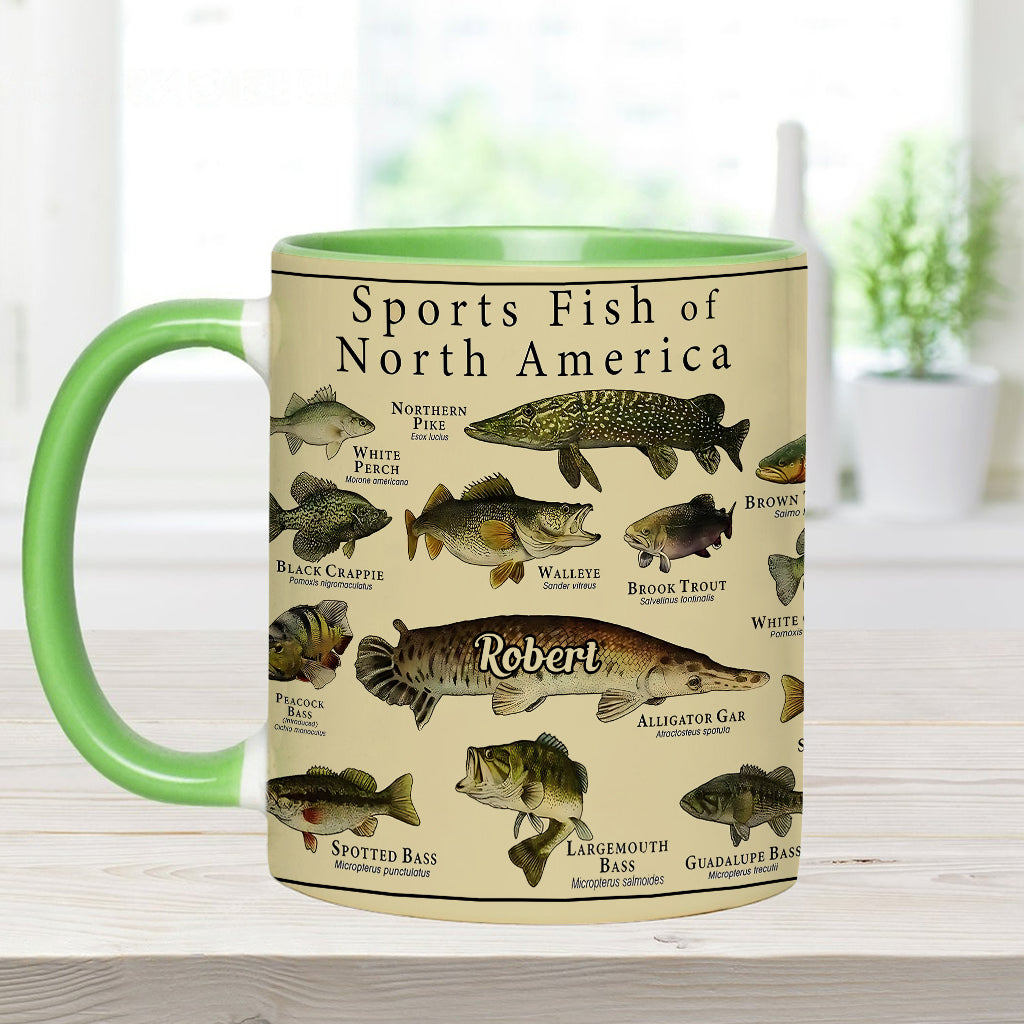 Mug personnalisé Fish Of America - Thème pêche