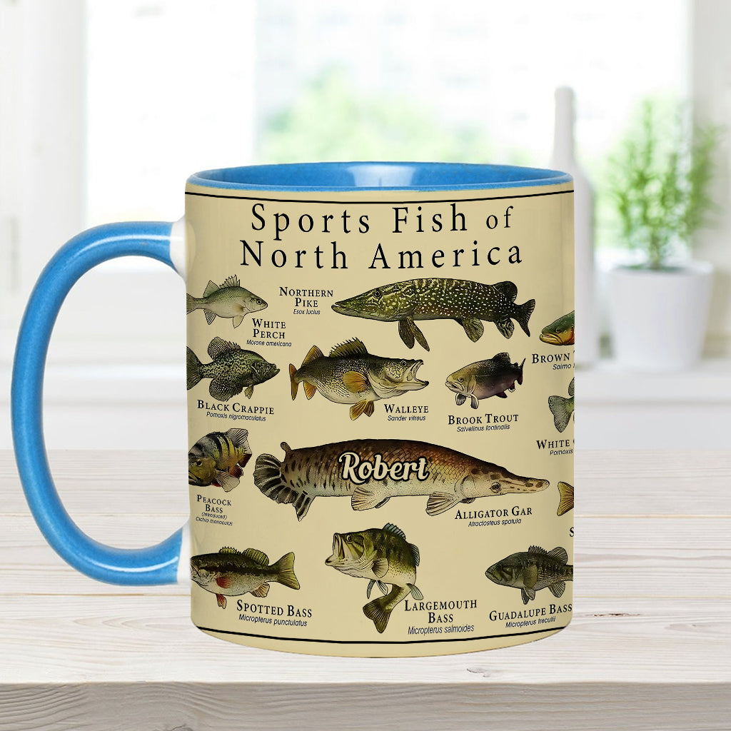 Mug personnalisé Fish Of America - Thème pêche