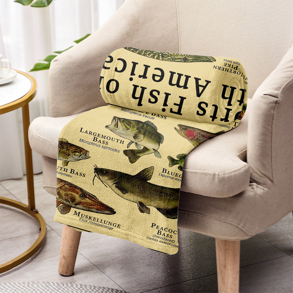 Couverture de pêche personnalisée Fish Of America