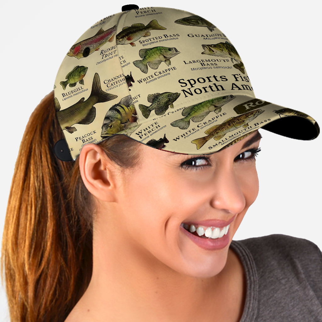 Poisson d'Amérique - Casquette de pêche classique personnalisée