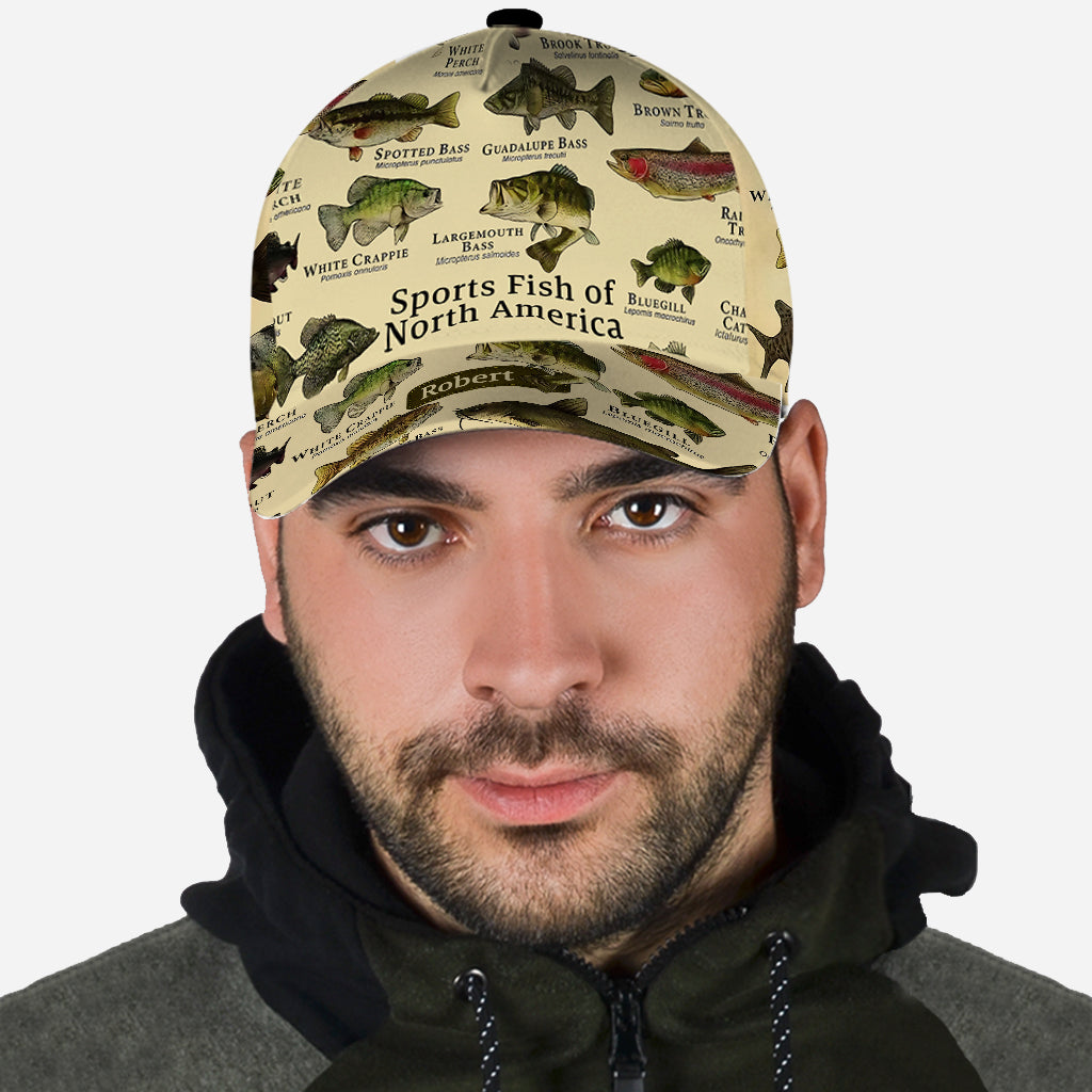 Poisson d'Amérique - Casquette de pêche classique personnalisée