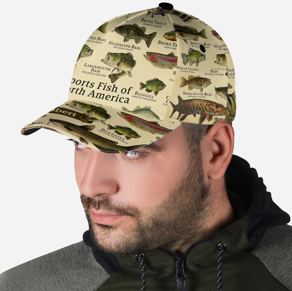 Poisson d'Amérique - Casquette de pêche classique personnalisée