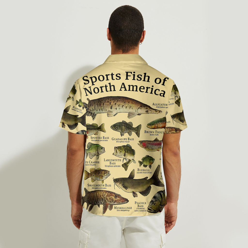 Fish Of America - Personalized Fishing Hawaiian Shirt