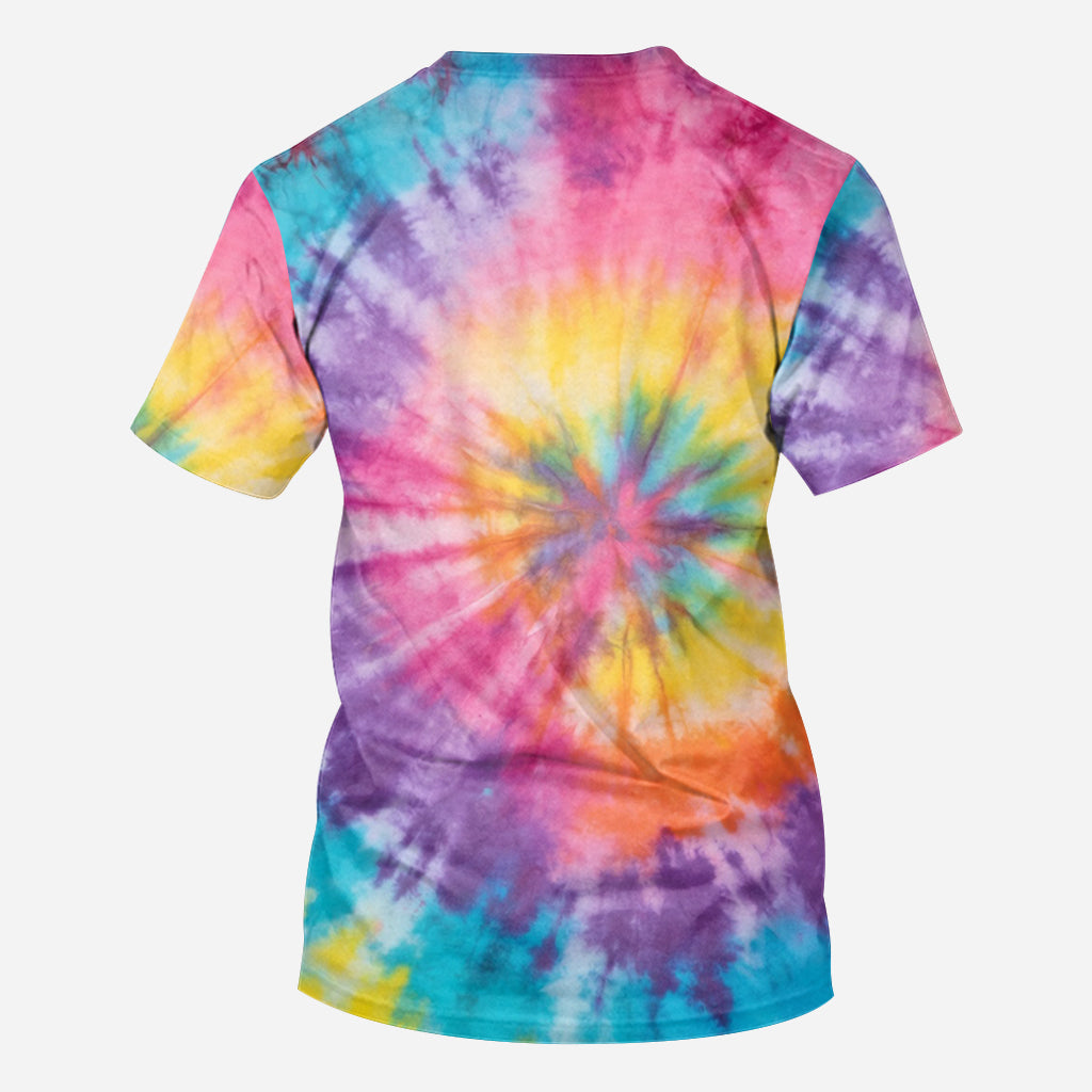 T-shirt Tie-Dye Personnalisé pour Maman/Papa Chien/Maman Chat... - T-shirt Chien Personnalisé