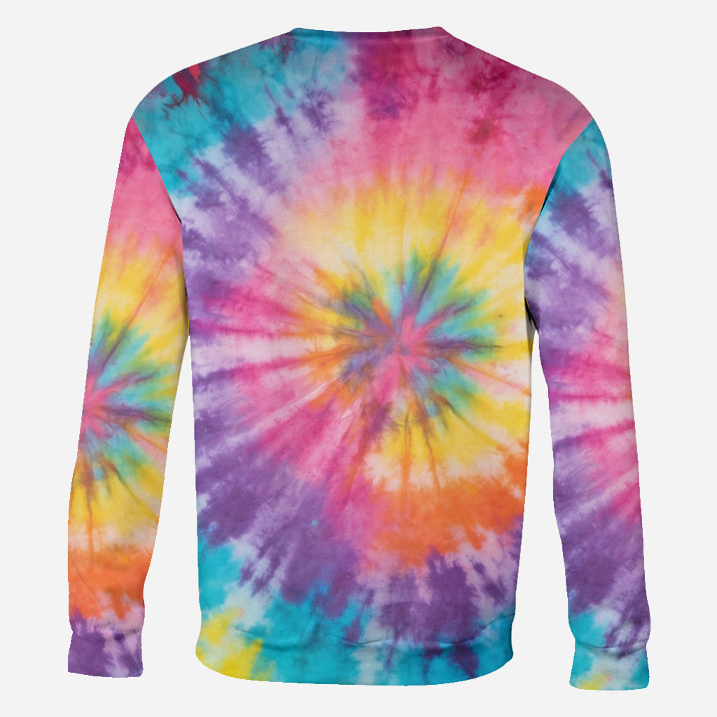T-shirt Tie-Dye Personnalisé pour Maman/Papa Chien/Maman Chat... - T-shirt Chien Personnalisé