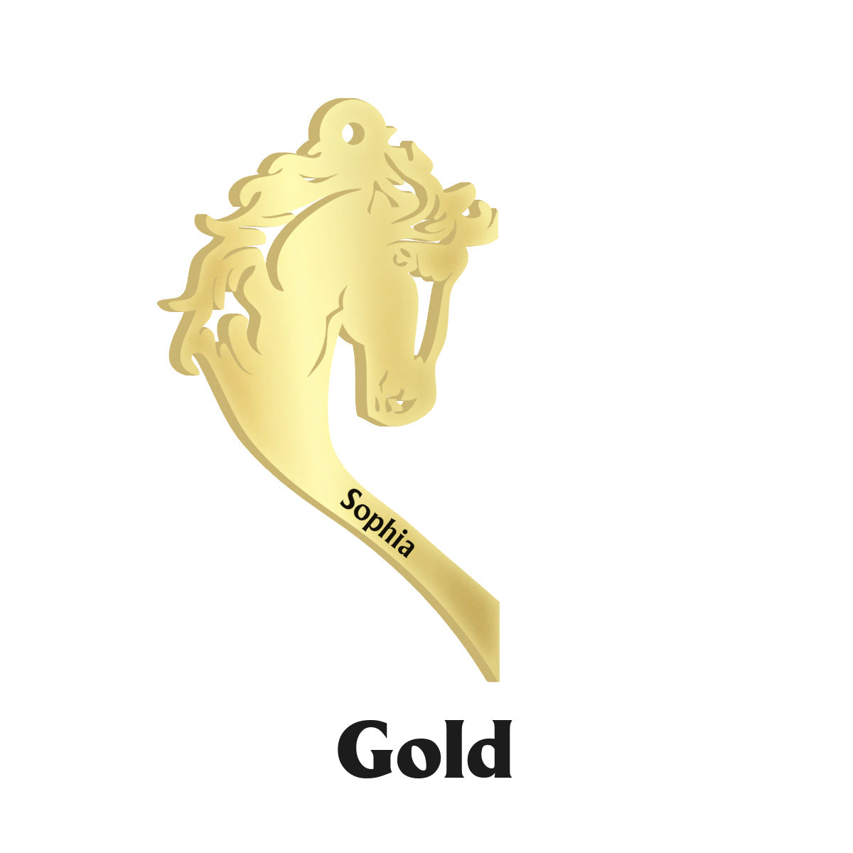 Toi et moi, on gère ! - Collier pendentif cheval personnalisé assorti