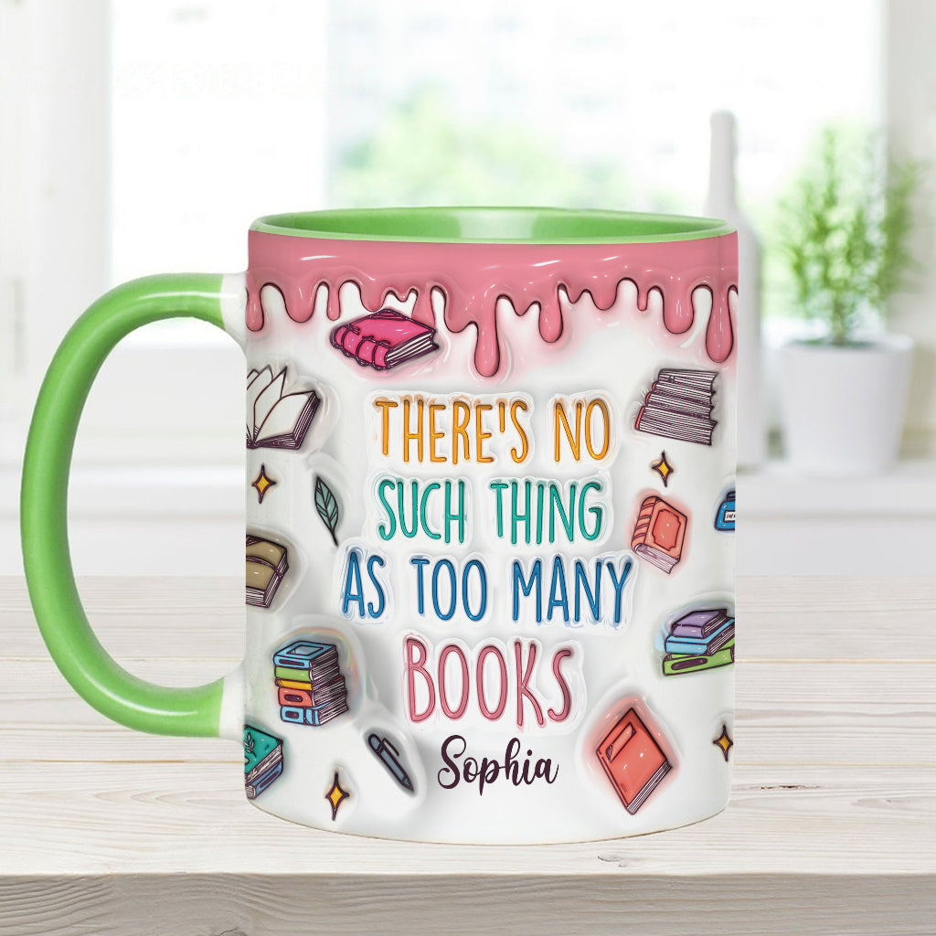 Yes I Do Need All These Books - Personalized Book Accent Mug