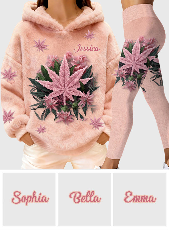 Magic Leaf - Sweat à capuche et legging personnalisés sur le thème du cannabis
