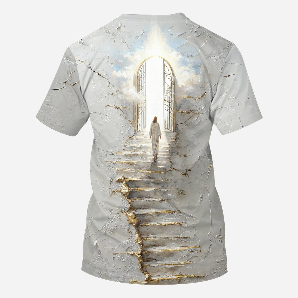 L'Escalier du Paradis - T-shirt chrétien personnalisé intégral