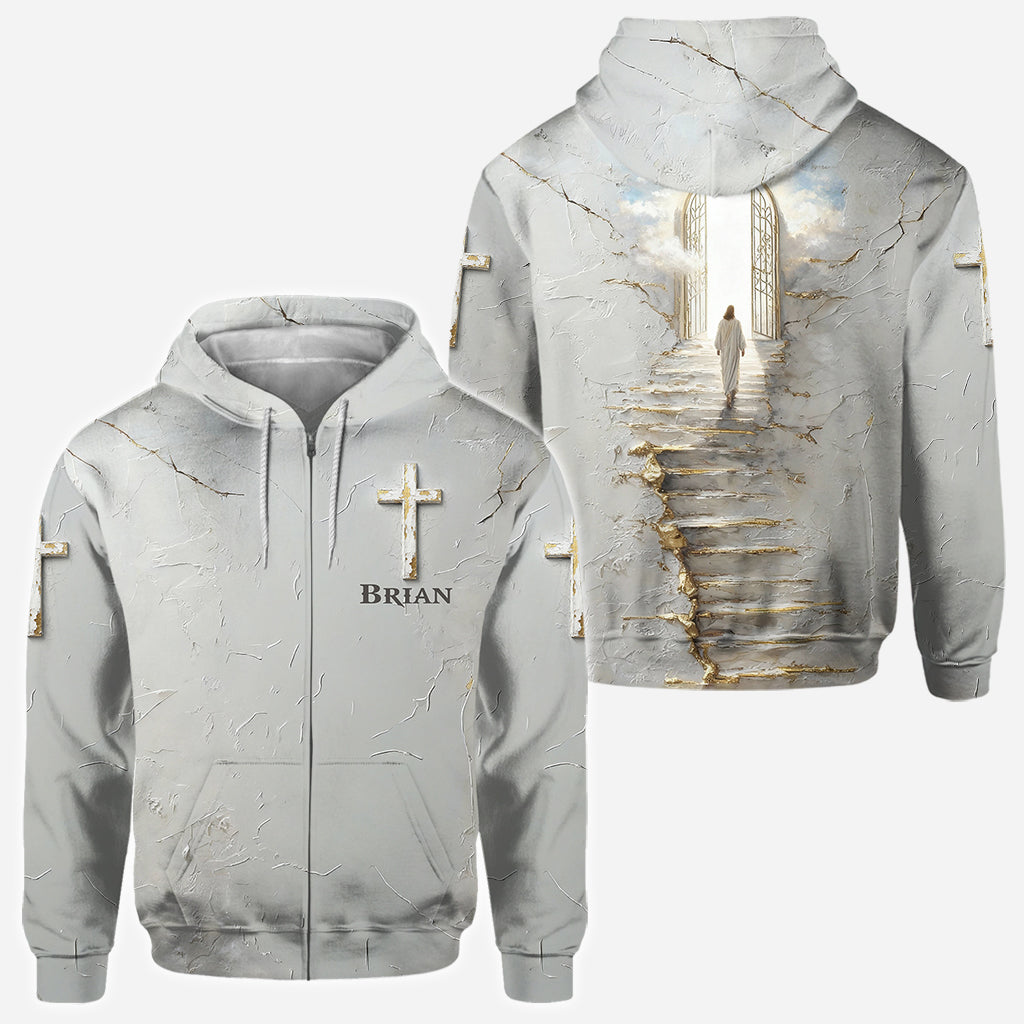 L'Escalier du Paradis - T-shirt chrétien personnalisé intégral