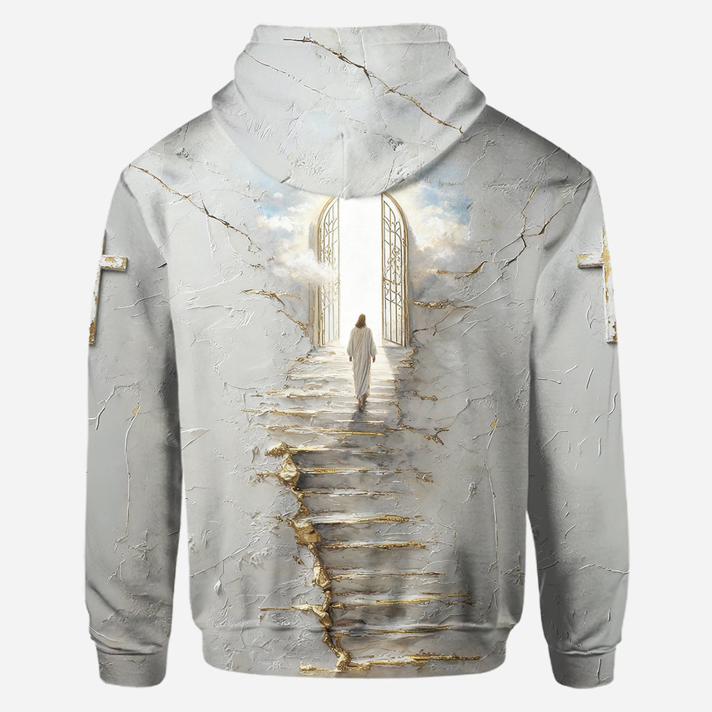 L'Escalier du Paradis - T-shirt chrétien personnalisé intégral