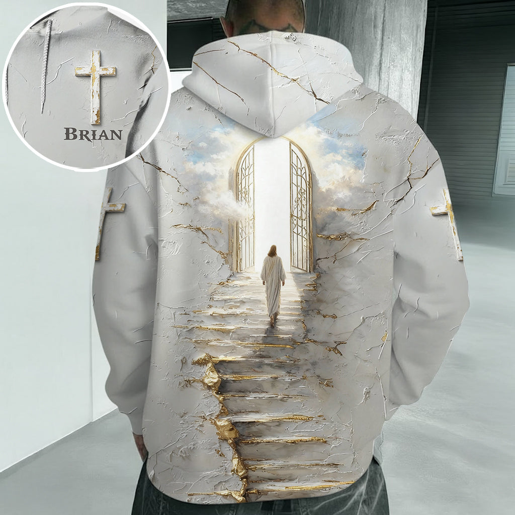 L'Escalier du Paradis - T-shirt chrétien personnalisé intégral