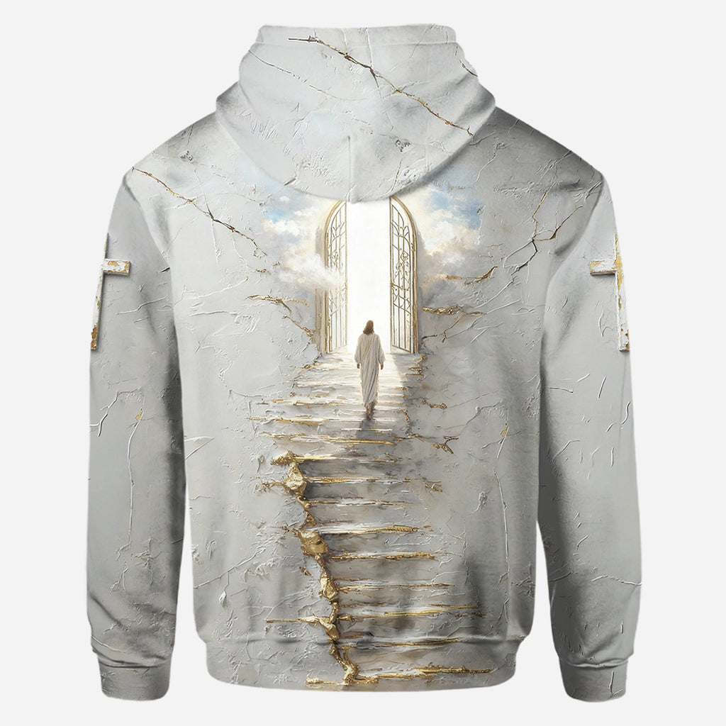 L'Escalier du Paradis - T-shirt chrétien personnalisé intégral