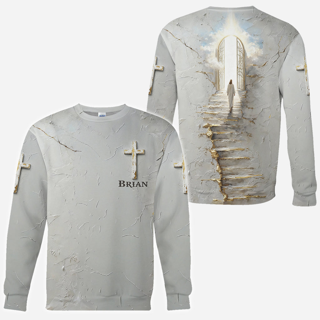 L'Escalier du Paradis - T-shirt chrétien personnalisé intégral