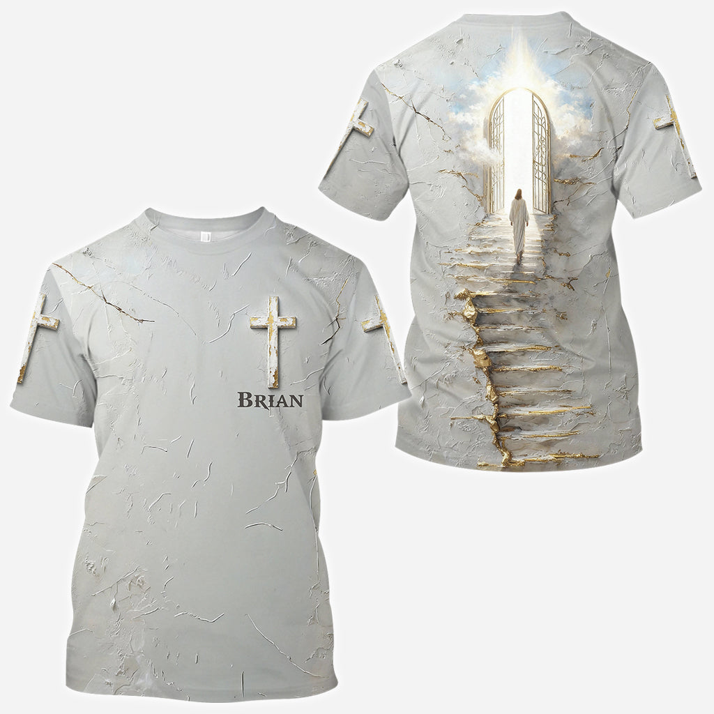 L'Escalier du Paradis - T-shirt chrétien personnalisé intégral