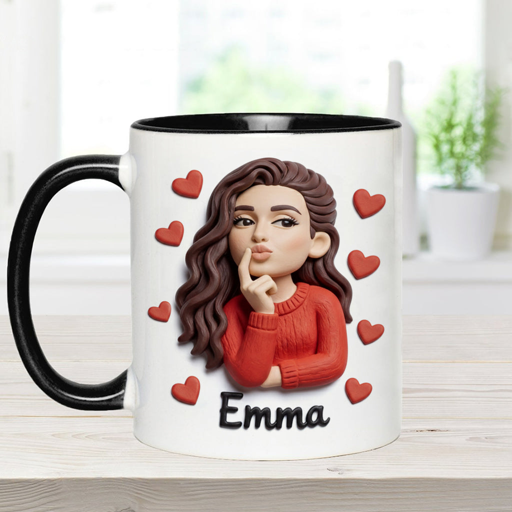 Cadeau idéal pour un couple, personnalisé à partir de n'importe quelle photo : tasse et sous-verre assortis.