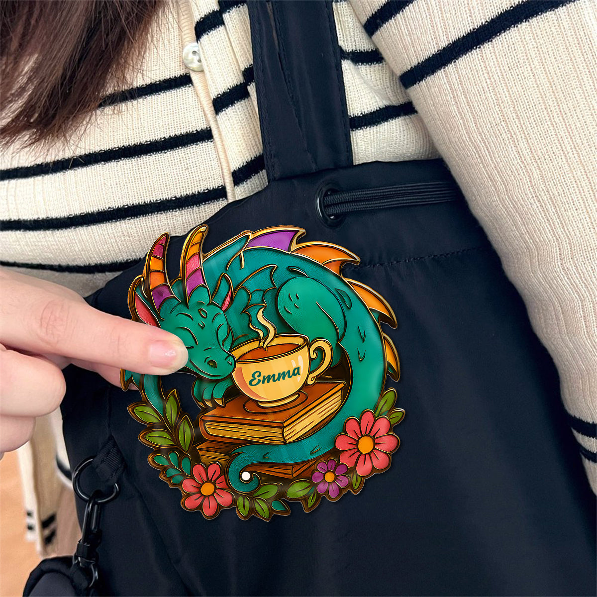 Just One More Chapter - Personalized Book Pin