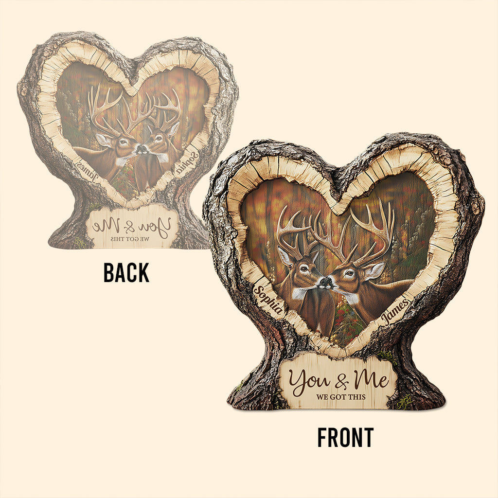 C'est nous - Plaque acrylique personnalisée de chasse en forme sur mesure