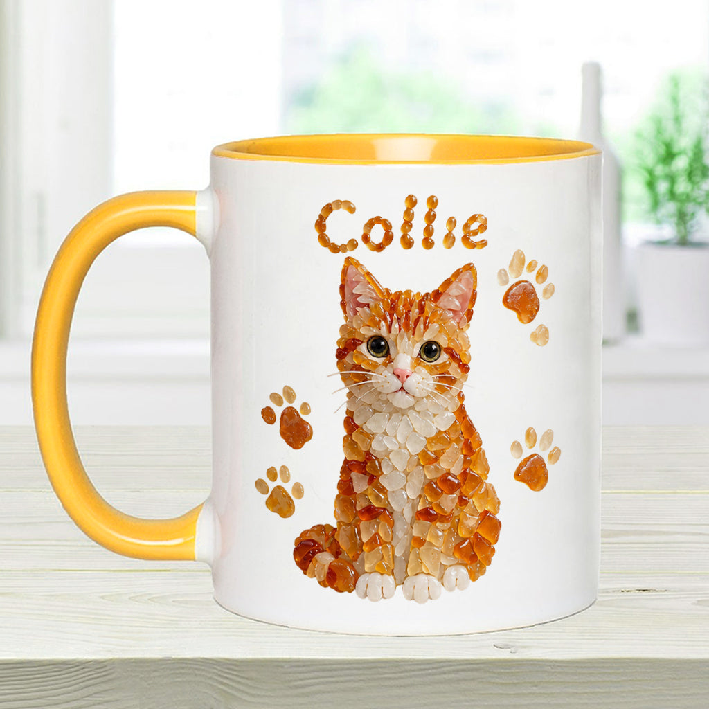 Art en Verre de Mer à partir de Photo d'Animal - Mug Personnalisé & Sous-Verre